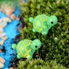 Artificiel artificiel mignon Tortoise Arts and Crafts Animaux Fairy Garden Miniatures Mini Moss Terrariums Resin Crafts Figurines2508129