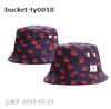 Chapeaux de seau chapeaux de pêcheur seau chapeaux de protection solaire casquettes chapeau en coton casquettes commande mixte de haute qualité