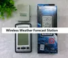 High quality Wireless Weather Station Barometer Clock Wireless Sensor Temperature Alarm With Retail Box