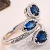 10pcs Unique Christmas Gift Drop Red Kunzite Black Onyx Blue Topaz Cubic Zirconia Crystal Gemstone Russia 925 Sterling Silver Wedding Rings