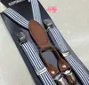 2015 Nya Barn Boys Flickor Stripe Suspender Clip Barn Mix Style Läder Elastiska Byxor Mapp Unisex Rainbow Strape Fashion Brace BJ L004