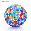 Chime Ball Miedź Meksykańska Bola Bolna Multicolor 16mm Crystal Inkrusta Ciążowa piłka wisiorkach (VA-056)