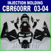 100% Injection Molding black for HONDA CBR 600RR fairing 2003 2004 fit 03 04 cbr600rr custom fairing JXSE