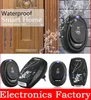 Hot Sale Waterproof Wireless Doorbell Digital Wireless Door Bell Cordless Doorbell 36 Tune Melody Home Decorations with Eu Plug