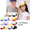 Baseball Caps Customized Candy Color Net Caps Pictures Printing Advertisement Hats Snapback Peaked hat