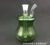 cachimbo de vidro verde de tubo+ acessórios