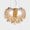 Moderne glazen lampenkap kristallen ballen / vlinder woonkamer plafond hanglamp eetkamer hanglamp restaurant hangende verlichting