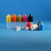 100セット3ML 110オンスプラスチックドロッパーボトルチャイルドプルーフセーフキャップヒントLDPE抵抗e蒸気CIG液体3 ML6573863