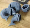 New Arrive Shark Shape Tea Infuser Silicone Strainers Tea Strainer Filter Empty Tea Bags Leaf Diffuser Accessories KD1