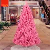 Wholesale 60cm300cm新クリスマスクリスマス装飾ツリー人工シミュレーションクリスマスツリーピンクスタイルの木パーティの結婚式用品