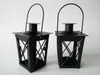 White/Black Metal Candle Holders Iron lantern wedding centerpieces moroccan