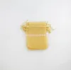 4sizes sell Golden Organza Jewelry Gift Pouch Bags For Wedding favor 7X9cm 9X12cm 13X18cm 20X30cm2975709