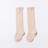 Baby Tube Ruffled Stockings Girls Boys Uniform Knee High Socks Infants and Toddlers Cotton Pure Color 03T2017566