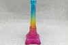 Wholesale free shipping-----2016 new Eiffel Tower Art glass filter Hookah / glass bong, high 21cm, color random delivery