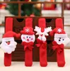 Dekoracje świąteczne Christmas Patting Circle Boże Narodzenie dzieci Prezent Santa Claus Snowman Deer Nowy Rok Party Zabawki