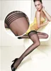 Groothandel-dames mode zwarte sexy top streep blijven up dij hoge knie kous panty panty's gratis verzending T3