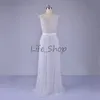 2017 New Arrival Elie Saab Elegant Runway White Nude Tulle Scoop tank Embroidery Long Strap Evening Formal /Prom Dress DH-69 dhyz 02