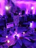 Centralnie ślubne, stołowe centralnie żyrandol na wesela, centralny stół akrylowy
