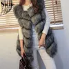 Wholesale-senhoras outono e inverno quente faux coelho colete casaco mulheres mais grande tamanho grande raposa falsa pele sem mangas colete jaqueta