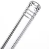 Smoking Accessories Diffused Glass Downstem 19mm to 14mm Down Tube Clear Color 6 Cuts Openning End Factory Price for Glass Bong