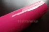 Premium Rose Pink 3 -lager Gloss Vinyl Wrap High Glossy Car Wrap Film med luft Bubble Free Vehicle Wrap som täcker folie Storlek: 1,52*20M/Roll 5x65ft lågt klibblim