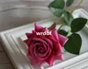 Velet Roses 50cm/19.7" Length 10Pcs/lot Artificial Single Rose Red/Pink/Wine Red/Hot Pink/Purple/Cream for Wedding Flower