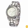 Montres en diamant pour femmes, montres habillées en or Rose, cadran romain, Quartz, cadeau, heures, qualité standard, montre classique