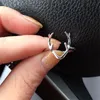 Fashion Women Ring Solid 925 Sterling Silver Deer Bijoux Silver Antler Ring In Lucky Sonny Store