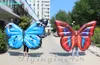 2m Tour/Parade-Schmetterlingskostüm, aufblasbarer tragbarer Schmetterling für Tour/Bühne