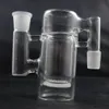 Honeycomb discoteca de vidro de vidro Bongo de vidro 18,8 mm Tubo de água de vidro Tubo de água Bom difusão de vidro Percolator Mini Oil Pate