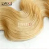 Brésilien Corps Vague Vierge Cheveux Grade 8A Couleur # 613 Bleach Blonde Cheveux Humains Weave Bundles Remy Extensions 3/4Pcs Lot 12-30 pouces Double Trames