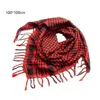 Vente en gros - Charme Arabe Shemagh Tactique Palestine Lumière Polyester Écharpe Châle Pour Hommes Mode Plaid Imprimé Hommes Écharpe Wraps