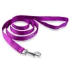 Gros-Nyon Puppy Pet Dog Walking Leash Lead Noir Violet Bleu Rouge pour petits chiens de taille moyenne