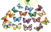 3D Naklejki Ścienne Motyl Lodówka Magnes Dekoracje Ślubne Home Decor Dekoracje Motyl Dwustronny Drukowanie 7 cm Jia197