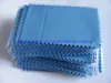 200 stks 107 cm Zilverpoetsdoek voor zilveren Gouden Sieraden Cleaner Blauw Roze Groen kleuren optie Quality7051690