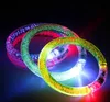 Colorido Mudança LED Bracelet Light Up Piscando Acrílico Brilho Pulseira Crianças Brinquedos Decoração de Festa de Natal Suprimentos