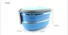 Dubbelskikt Rostfritt Stål Japanska Lunchkassar Barn Bento Box 1480ml Thermos Food Container 3 Färger, Dandys