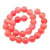Натуральный четкий вишневый кварцевый кварцевый 14 мм круглые бисеры для DIY Chare Charm Jewelry Ожерелье браслет Свободные 28 шт. Каменные бусины для оптовых
