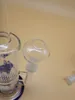 High: 27 cm szklane rury wodne szklane bongs z 14mm joint White Darmowa wysyłka