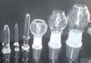 3 styles bol en verre dôme en verre avec clou 10mm 14.4mm 18.8mm dôme + bol en verre à ongles 10mm 14mm 18mm joint en verre pour bang en verre