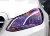 Car Stickers 30cm Width 100 cm Length Shiny Chameleon Auto Styling headlights Taillights Translucent film lights Exterior Accessories