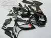 Kit carenatura in plastica Freeship per SUZUKI GSXR 600 GSXR 750 06 07 K6 set di carenature nere lucide GSX-R600 / 750 2006 2007 V39F