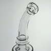 Corona Bong FTK Glass Torus Bong Klein Oil Rig Rewycler Rökning Vattenrör Golet Storlek 14.4mm 10 tum lång