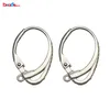 silver earring wires