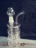 2015 Mini-Rig-Ölfass-Rig-Glas-Bong-Öl-Rig-Recycling-Glas-Wasserpfeife mit 14-mm-Außengelenk-Glaspfeife