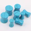 Tunnel Gauge F50 40pcslot Mix 510 mm Turquoise Stone Flesh Tunnels Ear Piercing Plugs body jewelry whole4808191