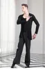 Novo masculino festa de salão latina tango salsa moderna valsa padrão competição prática dança camisa topo cardigan jaqueta 3co230e