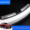 Car Styling Acero Inoxidable Interno y Externo Puerta Posterior Del Coche umbral Trim Decoración Accesorio Para Mazda CX-5 2017 2018