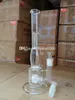 Hookah Fabrication Tuyau de verre épais d'eau avec style pneu et diffuseur de nid d'abeille Percolator Bong Smoke Shisha