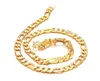 Оптовая цена 20 дюймов 20 г 18 к сплошной желтый золото заполненные / покрытием мужская ссылка ожерелье цепь длинное ожерелье мужчины ювелирные изделия